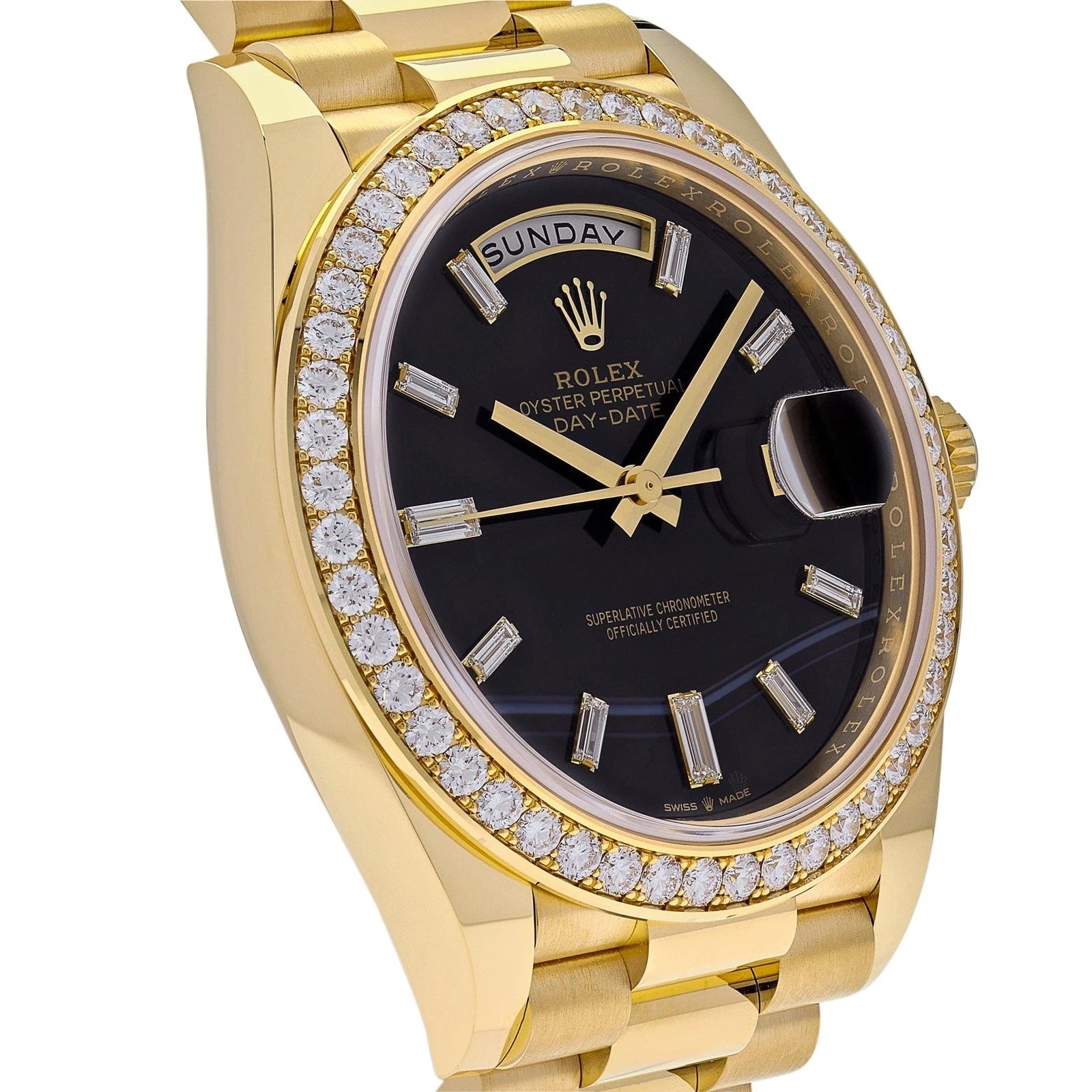 Rolex Day-Date 40mm Black Onyx Dial 228348RBR-0039