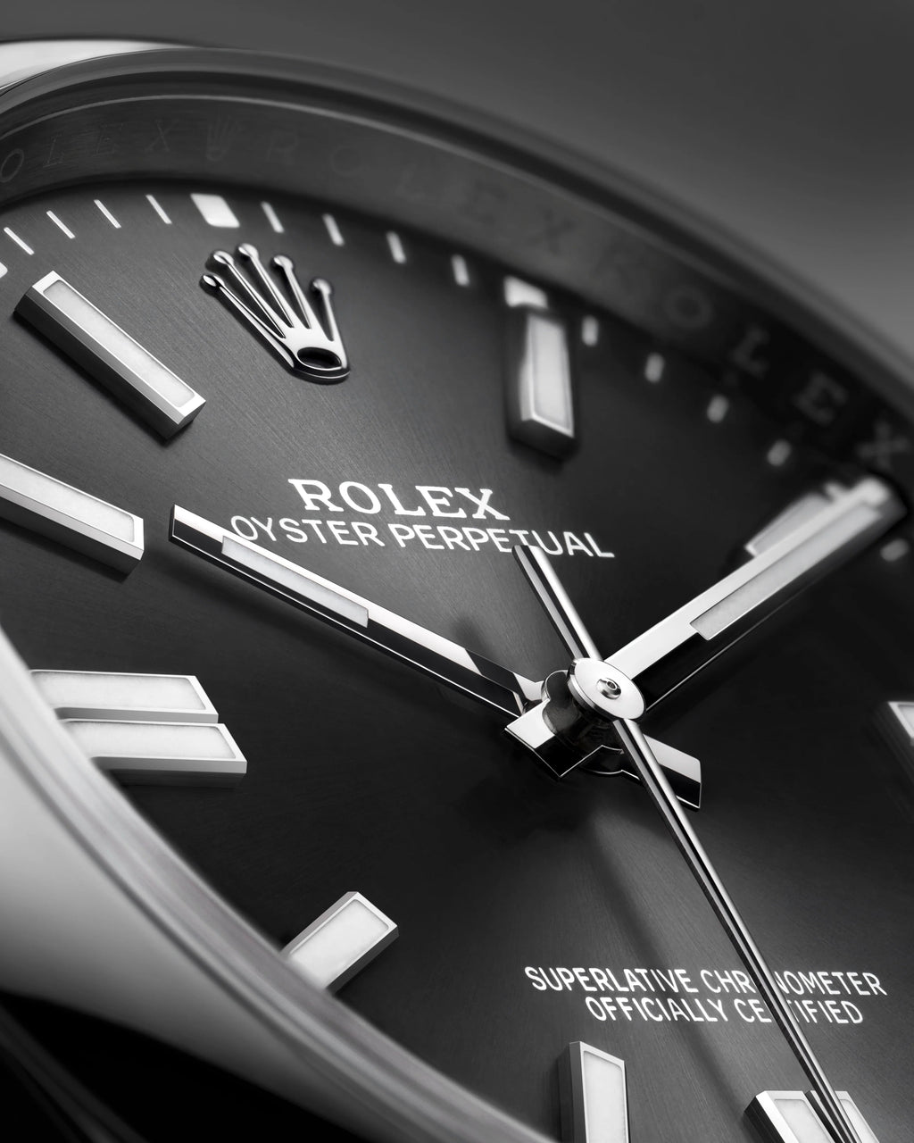 Rolex  Oyster-Perpetual 41mm 124300-0002 Stainless Steel Black Index Dial Watch