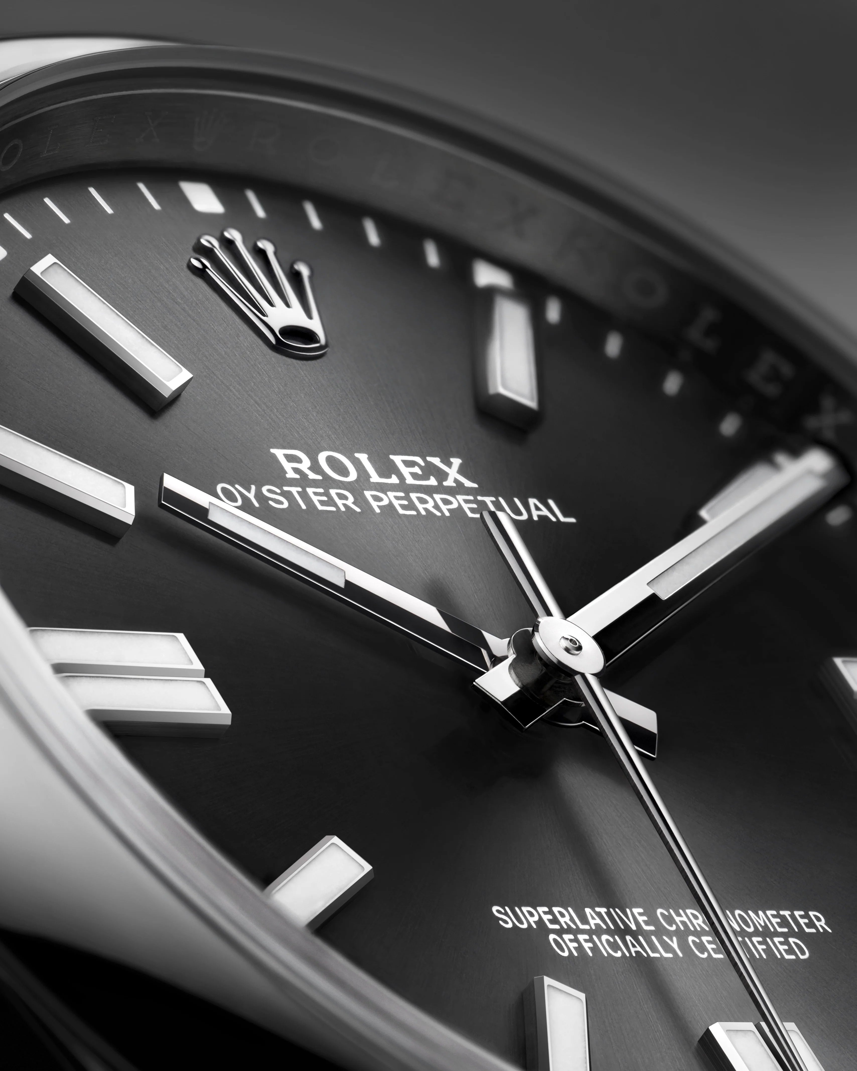 Rolex  Oyster-Perpetual 41mm 124300-0002 Stainless Steel Black Index Dial Watch