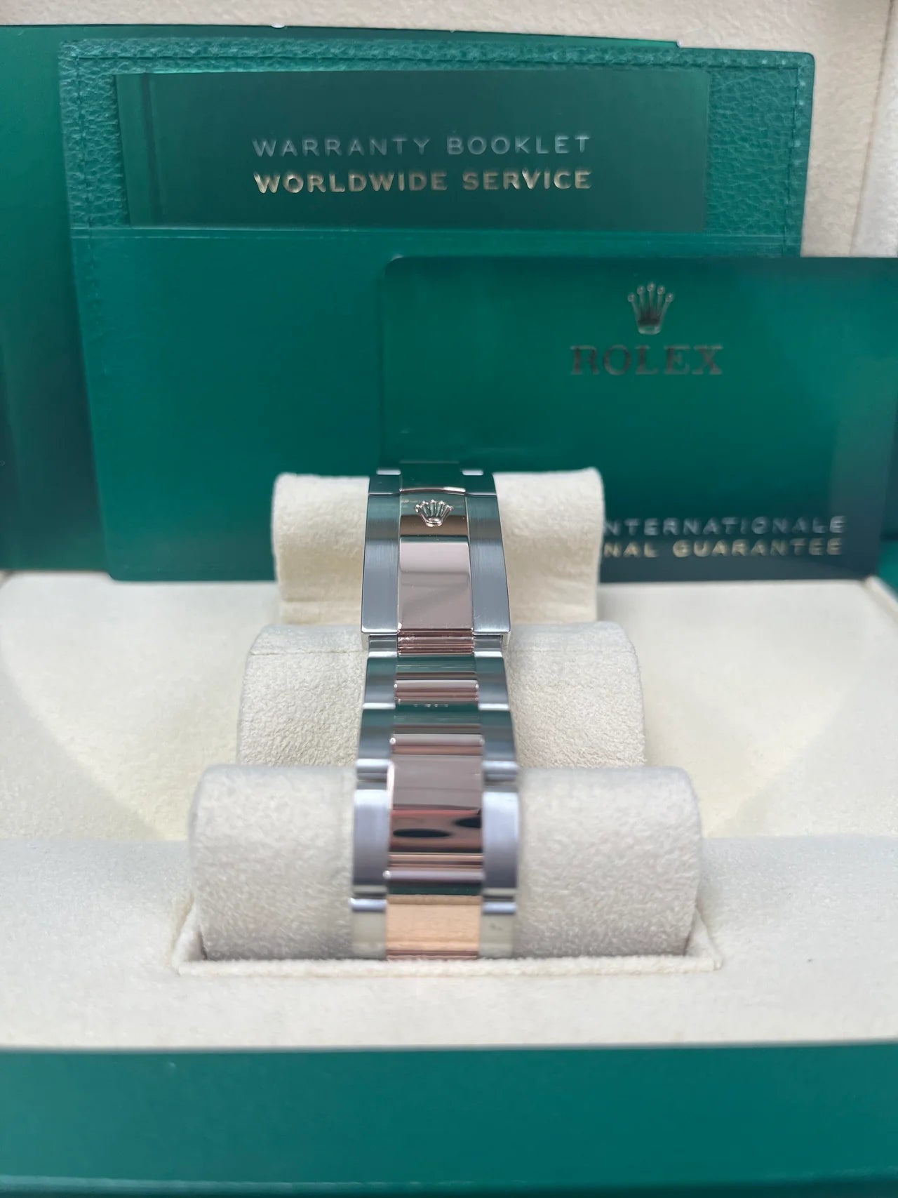Rolex Datejust 41mm 126331 Datejust Chocolate Diamond Oyster Steel and Everose Gold Watch