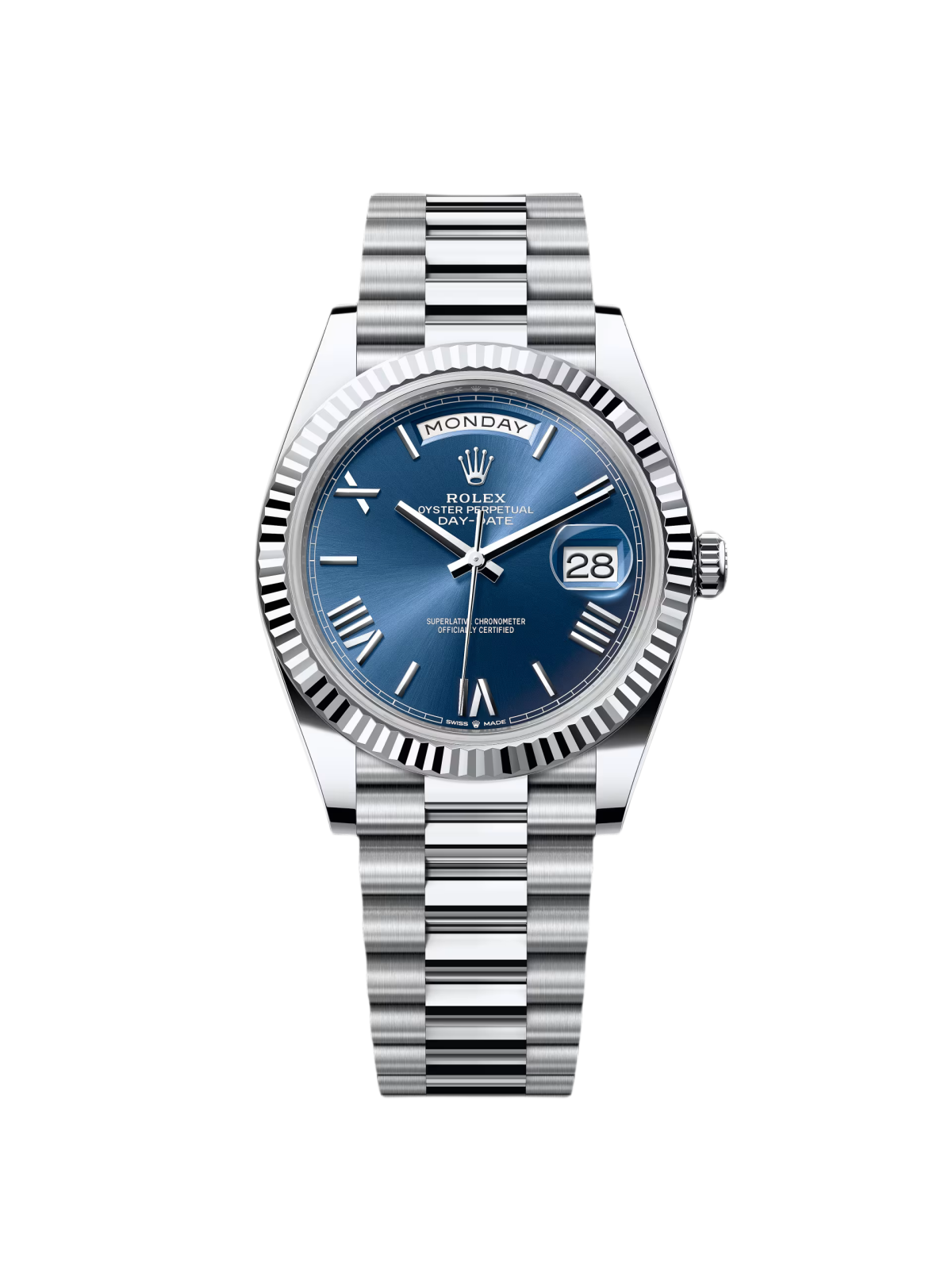 Rolex  Day-Date "President" 40mm Blue Roman Dial  228236-0007