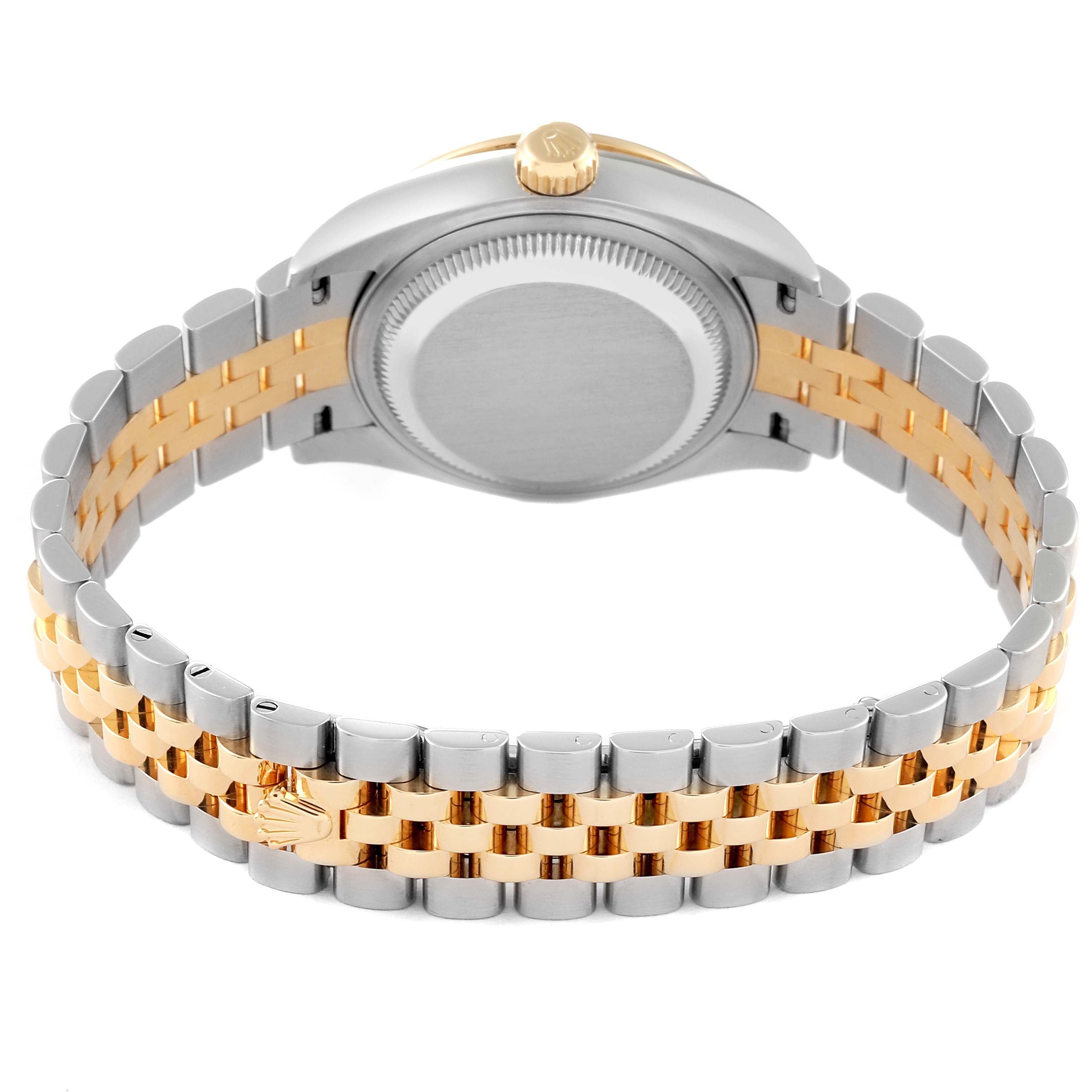 Rolex Lady-Datejust 28mm 279383RBR Silver Diamond Dial Yellow Rolesor Oyster Bracelet