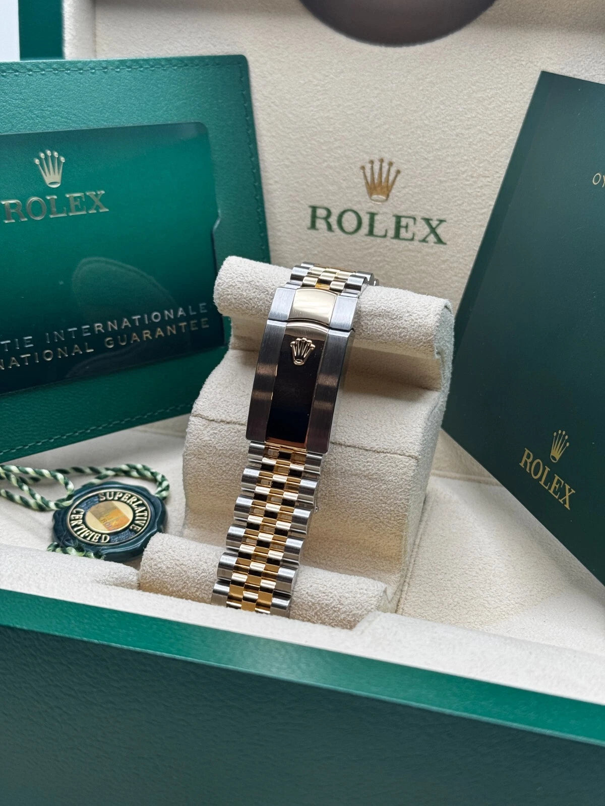Rolex  Datejust 41mm 126333 Black Diamond Jubilee Steel and Yellow Gold Men’s Watch