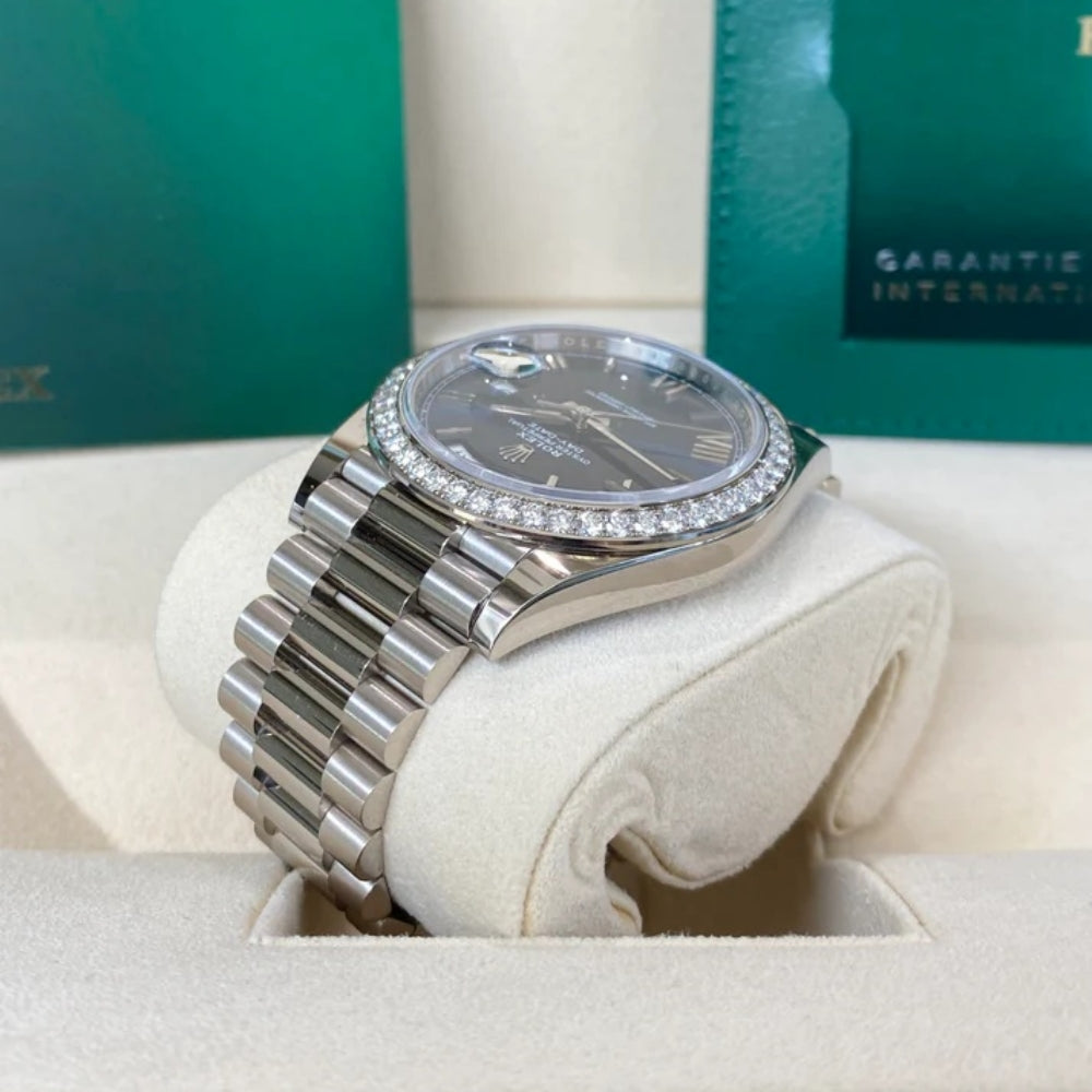Rolex  Day-Date 40mm 228349RBR-0005 Bright Blue Dial President Bracelet
