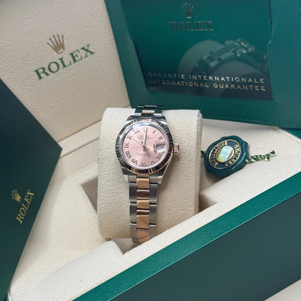 Rolex Lady-Datejust 28mm 279171 Pink Roman Oyster Stainless Steel and Rose Gold
