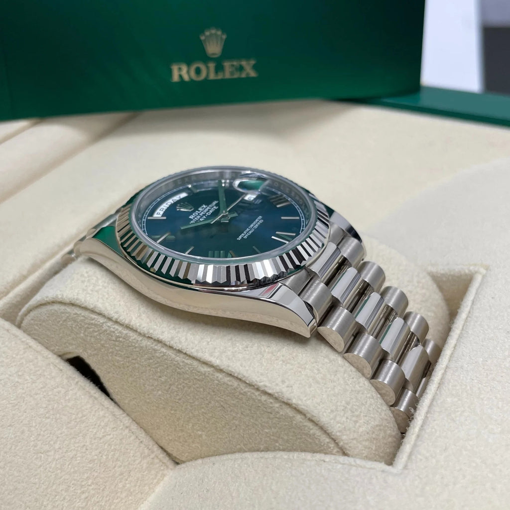 Rolex  Day-Date "President" 40mm Blue Roman Dial  228236-0007