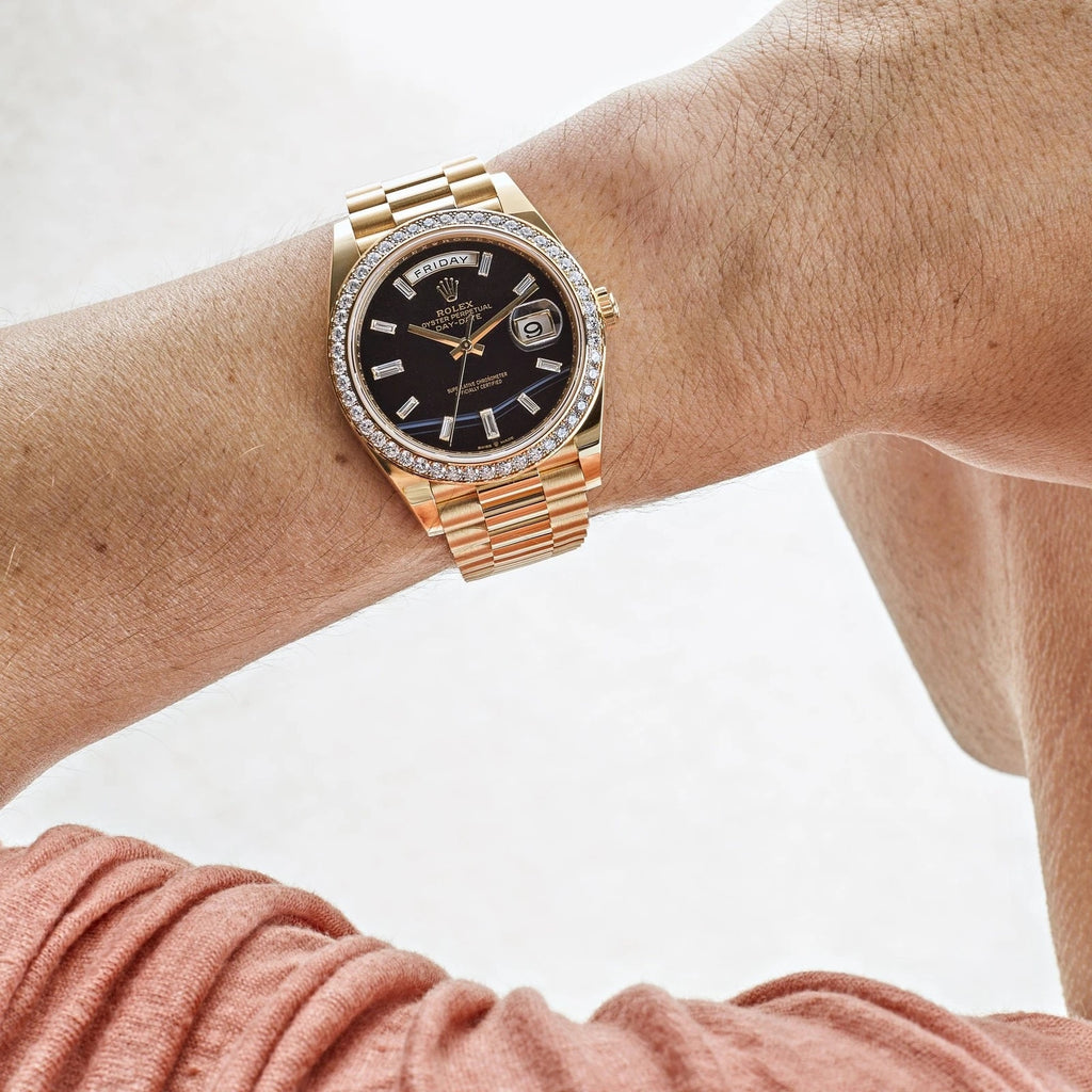 Rolex Day-Date 40mm Black Onyx Dial 228348RBR-0039