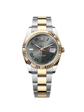 Rolex  Datejust 41mm 126333 Two-Tone Yellow Gold Fluted Bezel "Wimbledon" Dial Oyster