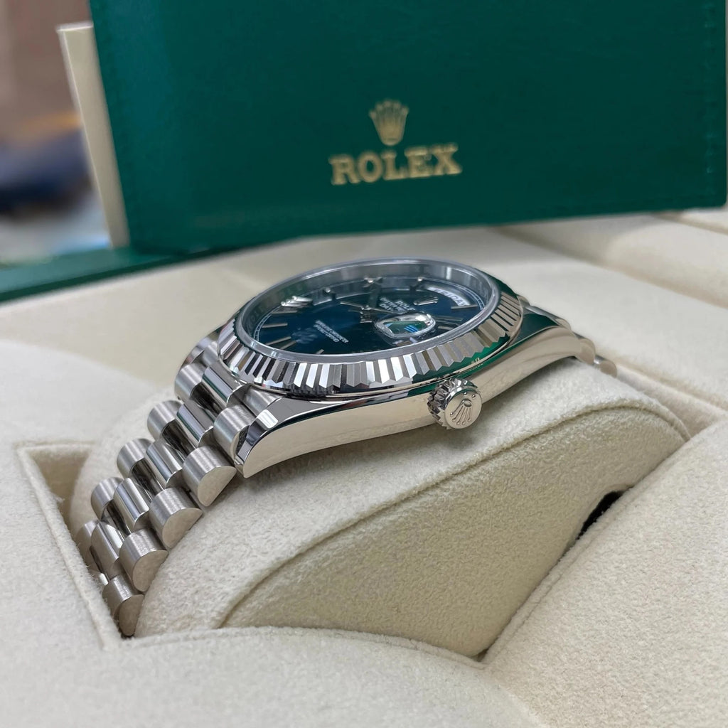 Rolex  Day-Date "President" 40mm Blue Roman Dial  228236-0007