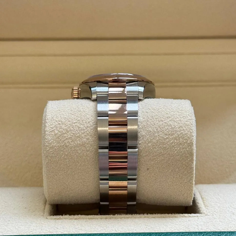 Rolex Lady-Datejust 28mm  279161 Rose Stick Dial, Two Tone Stainless Steel & 18K Rose Gold Oyster Bracelet Women's Watch