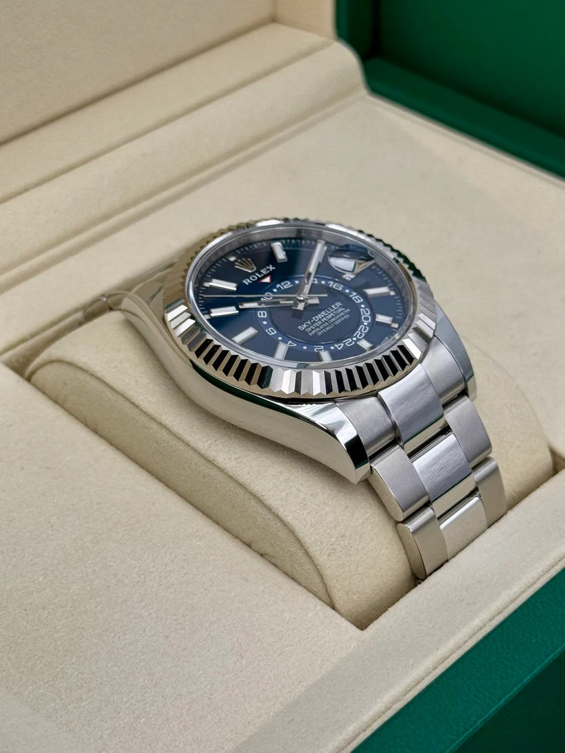 Rolex  Sky-Dweller 42mm 336934-0005 Stainless Steel Blue Dial Jubilee