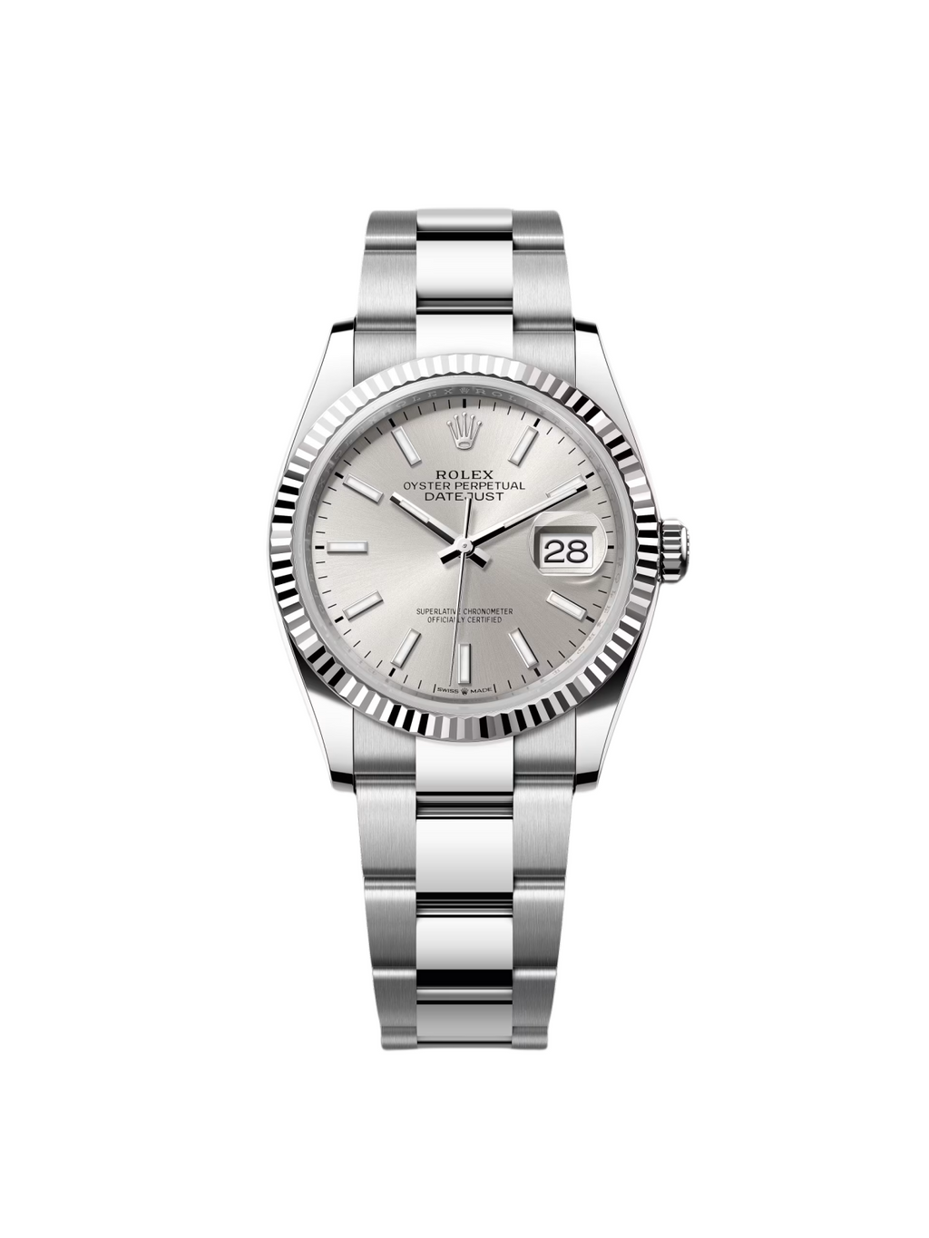 Rolex  Datejust 36mm 126234 Silver Index Dial Oyster Stainless Steel