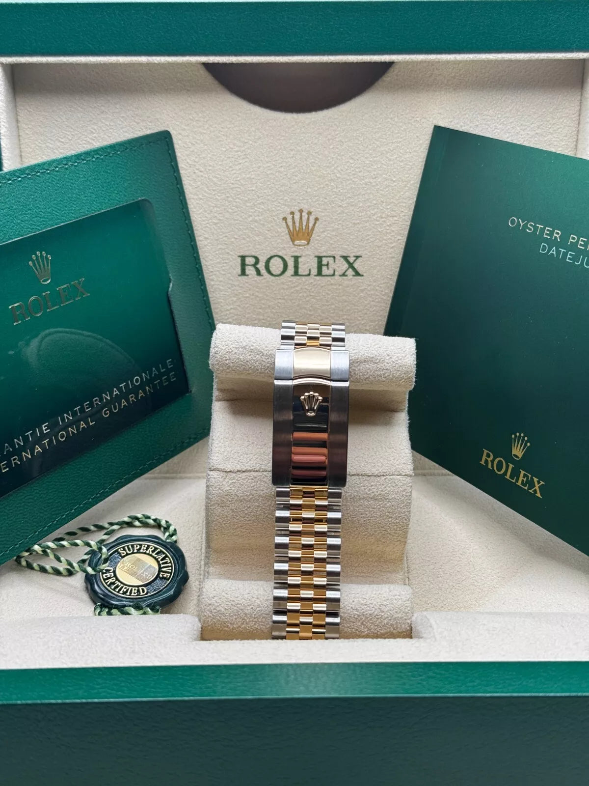 Rolex  Datejust 41mm 126333 Black Diamond Jubilee Steel and Yellow Gold Men’s Watch