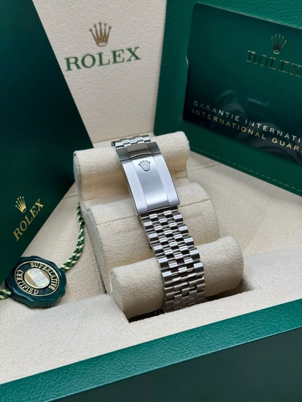 Rolex  Datejust 41mm 126334 Slate Roman Jubilee Stainless Steel Mens Watch