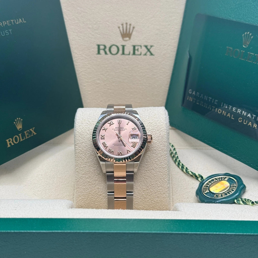 Rolex Lady-Datejust 28mm 279171 Pink Roman Oyster Stainless Steel and Rose Gold