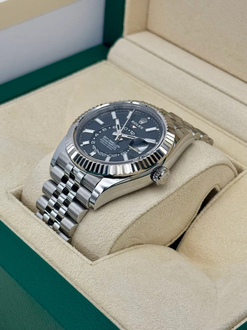 Rolex  Sky-Dweller 42mm 336934-0008 Stainless Steel Black Dial Oyster