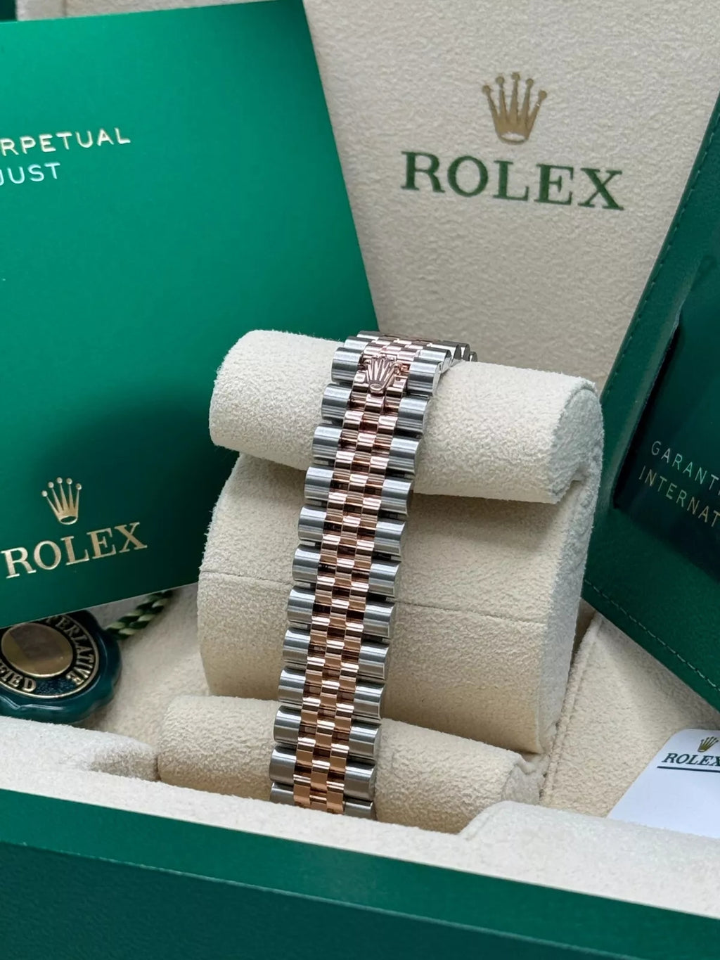 Rolex Lady-Datejust 28mm 279171 Chocolate Diamond Oyster Stainless Steel and Rose Gold