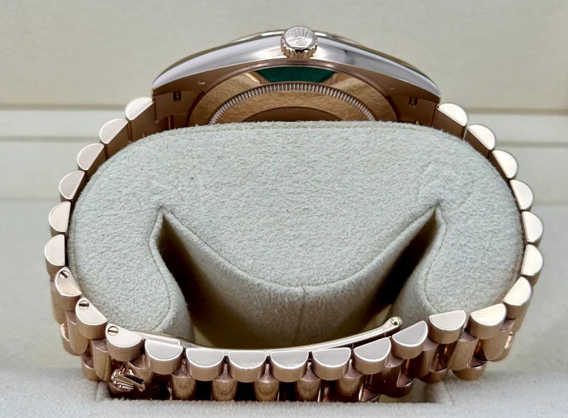 Rolex  Day-Date "President" 40mm Everose Gold Chocolate Roman Dial - 228235