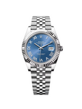 Rolex  Datejust 41mm 126334 Blue Roman Oyster Stainless Steel Men’s Watch