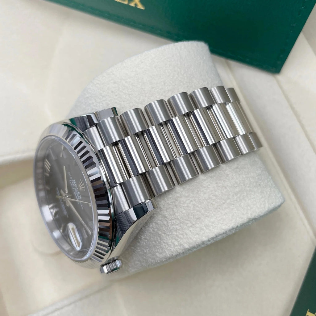 Rolex  Day-Date "President" 40mm Blue Roman Dial  228236-0007