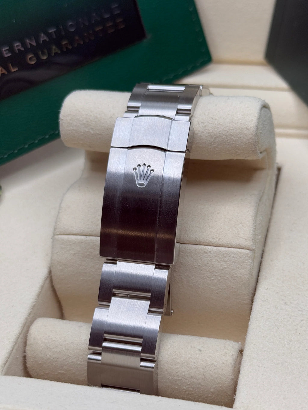 Rolex Oyster Perpetual 41mm 124300-0001 Stainless Steel Silver Index Dial Watch