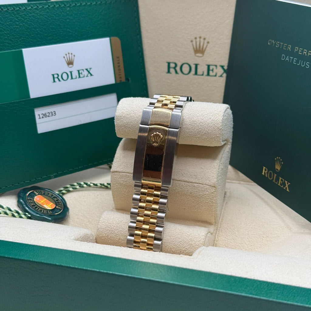 Rolex  Datejust 36mm 126233 White Dial Oyster Bracelet Watch