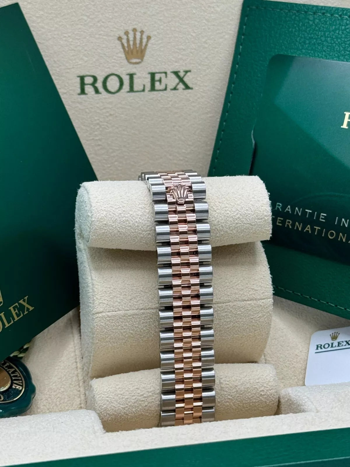 Rolex Lady-Datejust 28mm 279171 Chocolate Diamond Oyster Stainless Steel and Rose Gold