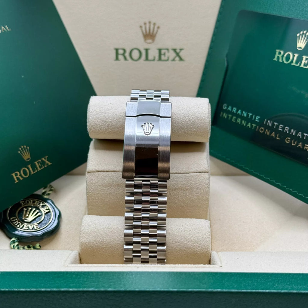 Rolex  Datejust Black Index Jubilee 41mm Stainless Steel - 126334