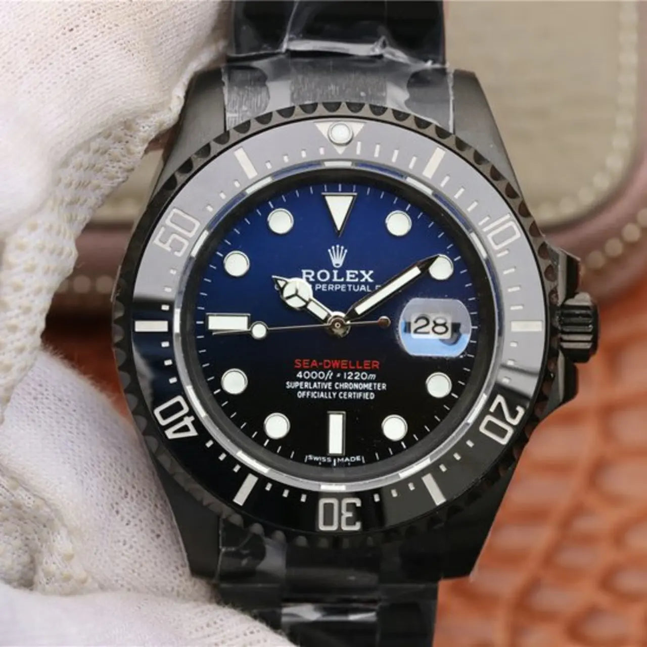 Rolex Sea-Dweller Full Black Multiple Dial Color Options 43mm