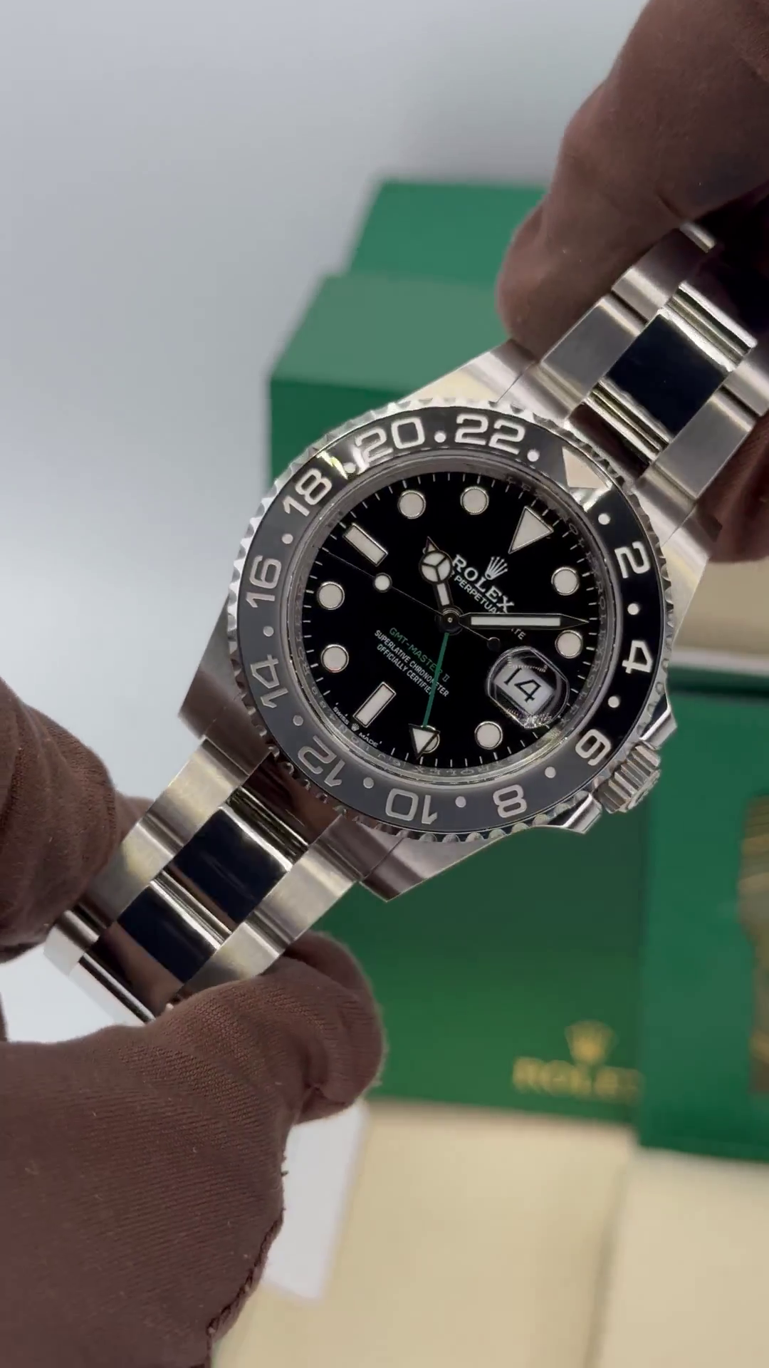 Rolex GMT-Master II 40mm 126710GRNR-0004 Black Dial Oyster Watch