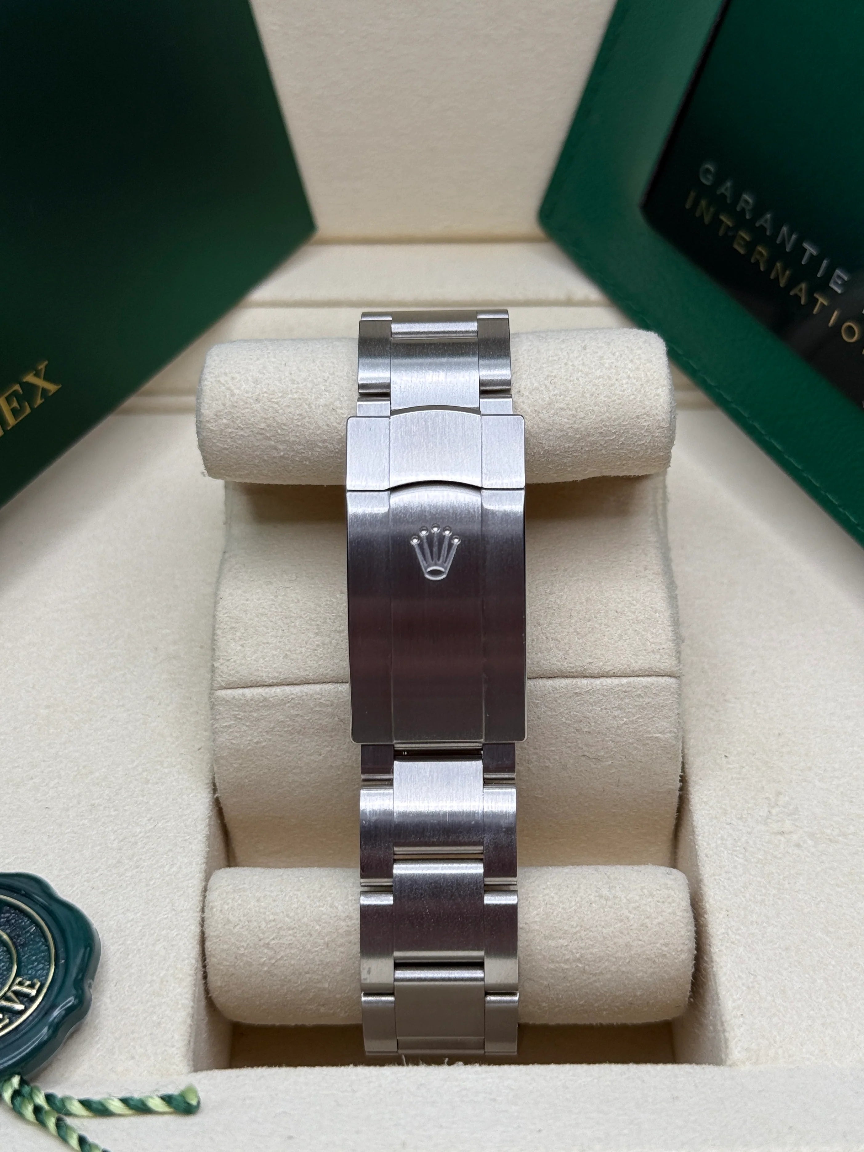 Rolex  Oyster-Perpetual 41mm 124300-0002 Stainless Steel Black Index Dial Watch