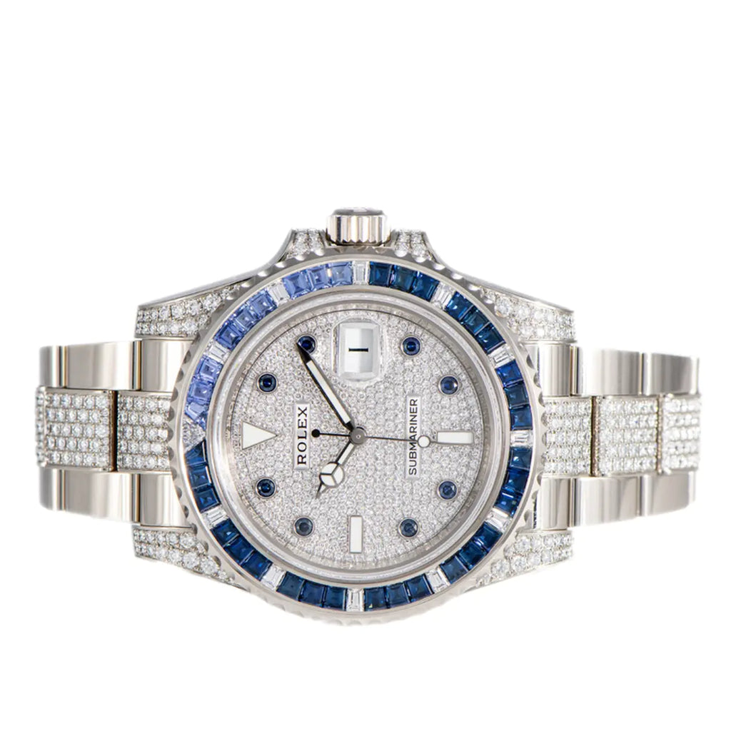 Rolex Submariner Date 40mm 116659SABR Blue Sapphire and Diamond Bezel Diamond Dial