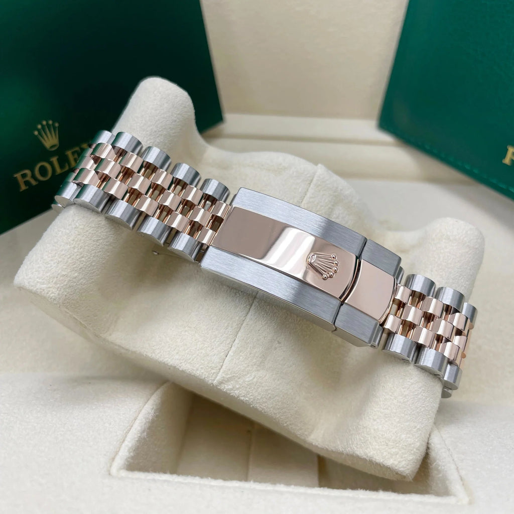 Rolex Datejust 41mm 126331 Datejust Chocolate Diamond Oyster Steel and Everose Gold Watch