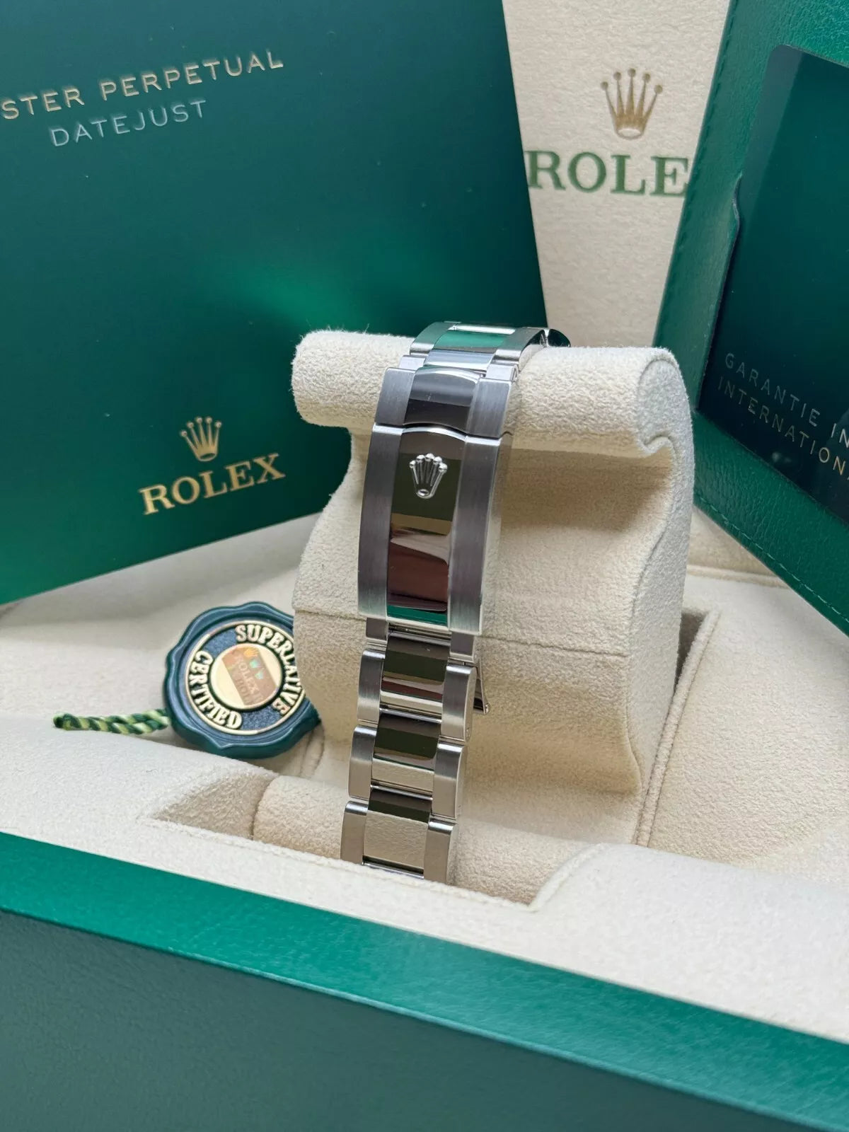 Rolex  Datejust 41mm 126334 Black Diamond Oyster Stainless Steel Mens Watch