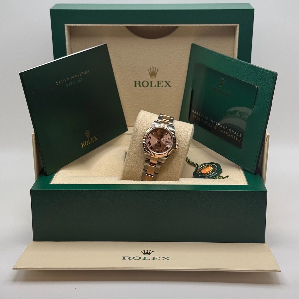 Rolex Lady-Datejust 28mm 279171 Pink Roman Oyster Stainless Steel and Rose Gold
