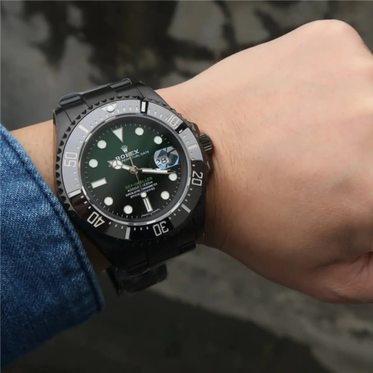 Rolex Sea-Dweller Full Black Multiple Dial Color Options 43mm