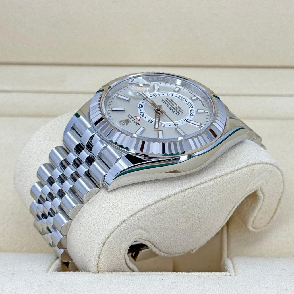 Rolex  Sky-Dweller 42mm 336934-0004 Stainless Steel White Dial Oyster