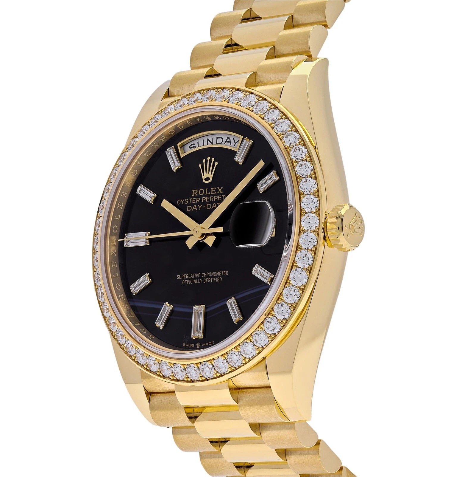 Rolex Day-Date 40mm Black Onyx Dial 228348RBR-0039