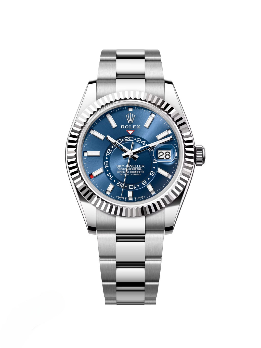 Rolex  Sky-Dweller 42mm 336934-0005 Stainless Steel Blue Dial Jubilee