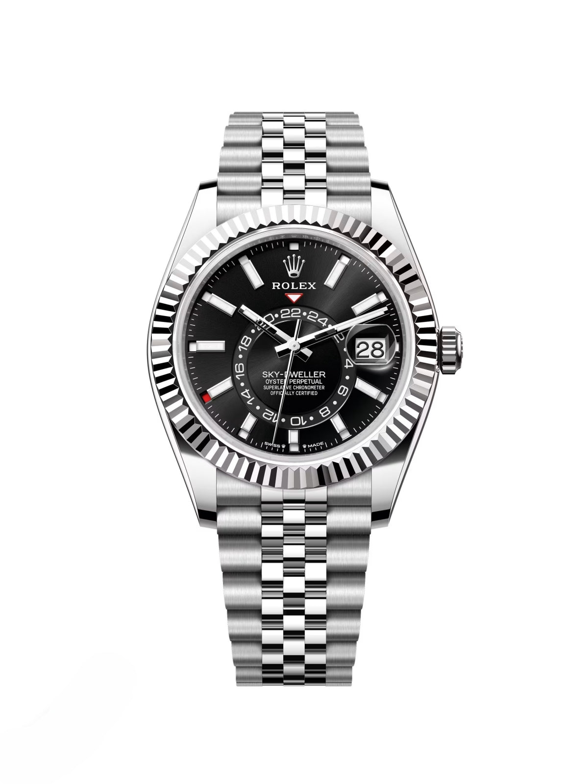 Rolex  Sky-Dweller 42mm 336934-0008 Stainless Steel Black Dial Oyster
