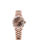 Rolex  Lady-Datejust 28mm 279135RBR Chocolate Dial Jubilee Bracelet