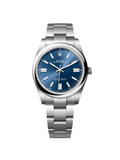 Rolex Oyster Perpetual 41mm 124300-0003 Oyster Perpetual Stainless Steel Blue Index Dial Watch