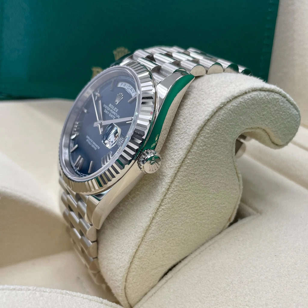 Rolex  Day-Date "President" 40mm Blue Roman Dial  228236-0007