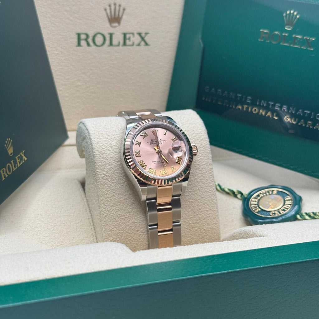 Rolex Lady-Datejust 28mm 279171 Pink Roman Oyster Stainless Steel and Rose Gold