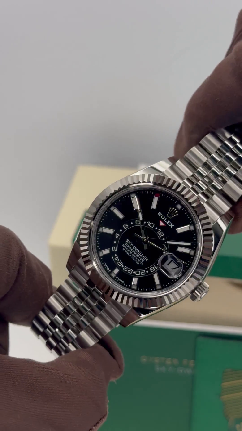 Rolex  Sky-Dweller 42mm 336934-0008 Stainless Steel Black Dial Oyster