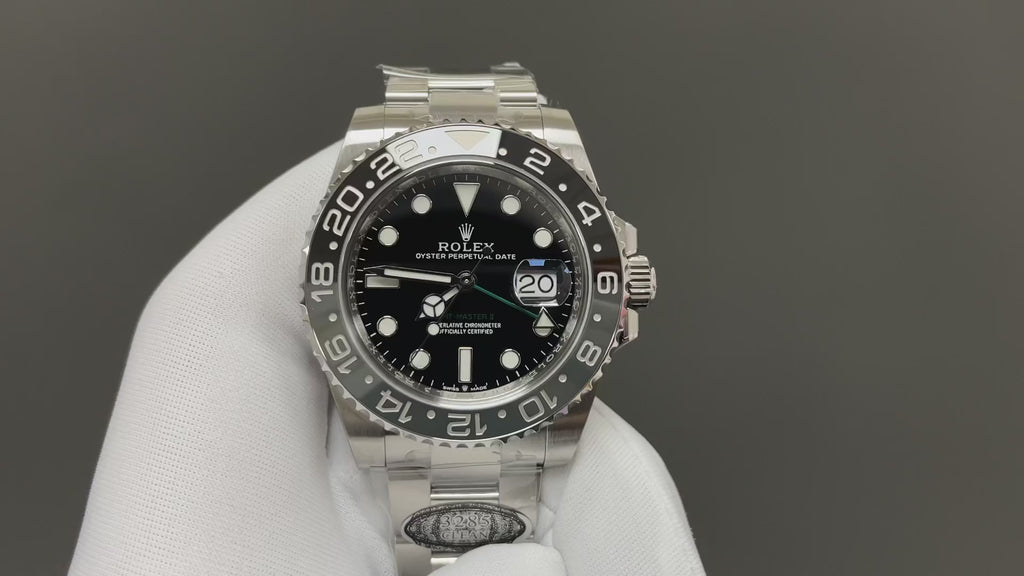 Rolex GMT-Master II 40mm 126710GRNR-0004 Black Dial Oyster Watch